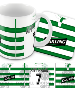 Celtic Retro Kit Home 2003 Mug and Coaster Set