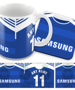 Chelsea Retro Kit Home 2012 Mug and Coaster Set