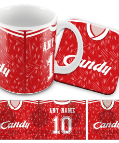 Liverpool Retro Kit Home 1989 Mug and Coaster Set