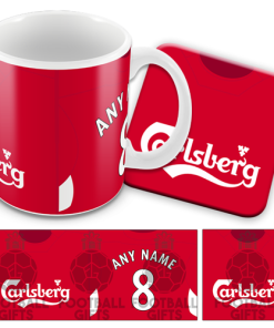 Liverpool Retro Kit Home 2005 Mug and Coaster Set