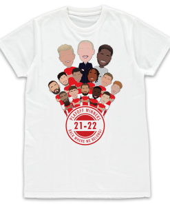 Nottingham Forest Play-Off Winners 21-22 White T-Shirt Design 2