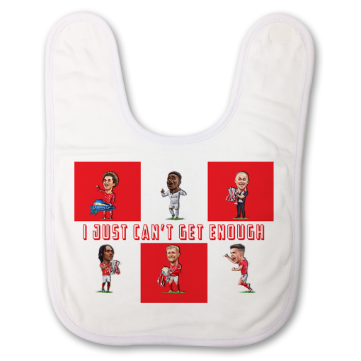 Nottingham Forest Baby Bib I Just Can't Get Enough