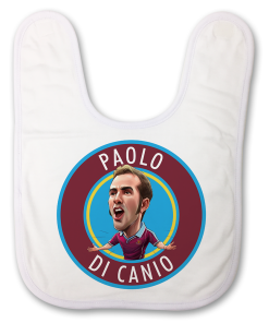 Paolo Di Canio Badge Baby Bib