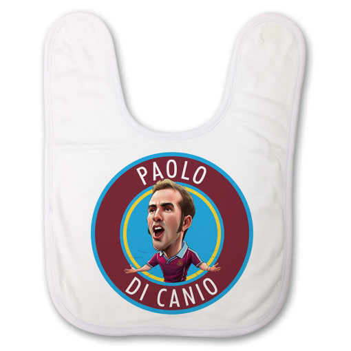 Paolo Di Canio Badge Baby Bib