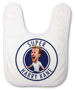 Super Harry Kane Badge Baby Bib