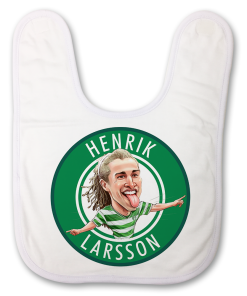 Henrik Larsson Badge Baby Bib