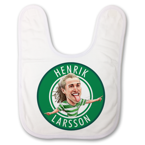 Henrik Larsson Badge Baby Bib