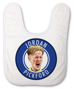 Jordan Pickford Badge Baby Bib