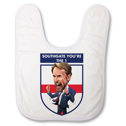 Southgate You're The One Badge Baby Bib