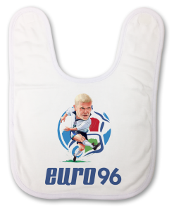 Paul Gascoigne Euro 96 Baby Bib