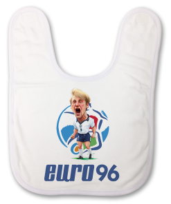Stuart Pearce Euro 96 Baby Bib