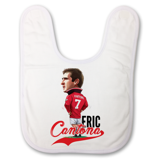 Eric Cantona The Football Artist Baby Bib