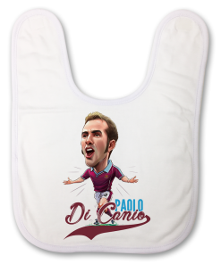Di Canio The Football Artist Baby Bib