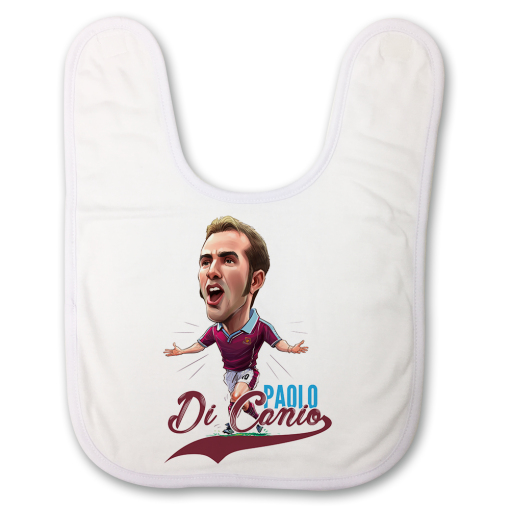 Di Canio The Football Artist Baby Bib