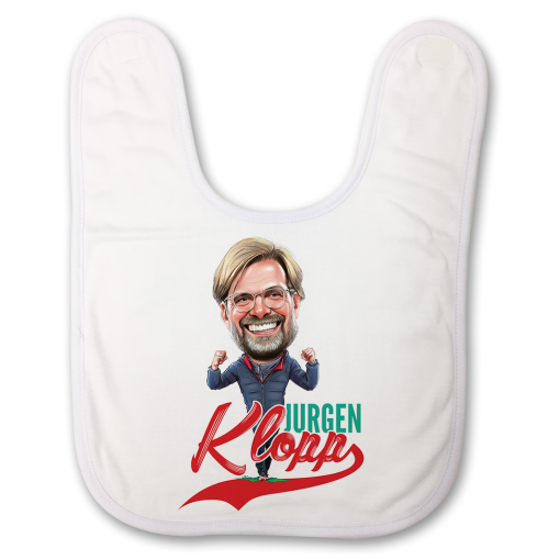 Klopp The Football Artist Baby Bib