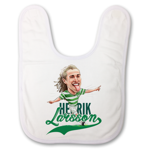 Henrik Larsson The Football Artist Baby Bib