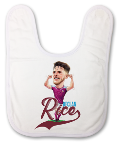 Declan Rice The Football Artist Baby Bib