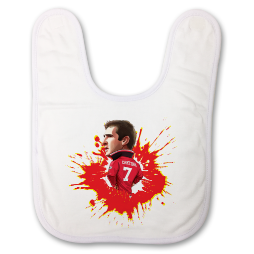 Eric Cantona The Football Artist Baby Bib Splash