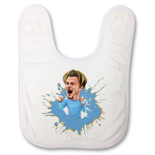 Grealish The Football Artist Baby Bib Splash