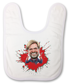 Klopp The Football Artist Baby Bib Splash