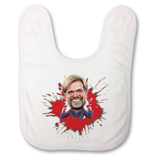 Klopp The Football Artist Baby Bib Splash