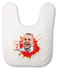 Luke Shaw The Football Artist Baby Bib Splash