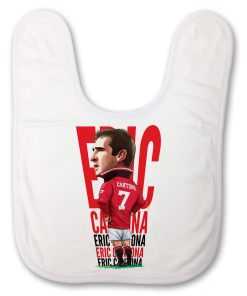 Eric Cantona The Football Artist Baby Bib Text