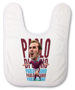 Paolo Di Canio The Football Artist Baby Bib Text