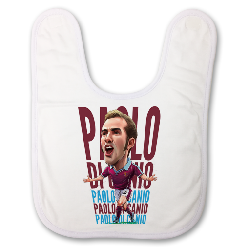 Paolo Di Canio The Football Artist Baby Bib Text