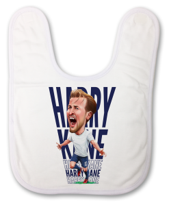 Harry Kane The Football Artist Baby Bib Text