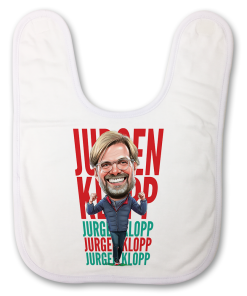 Klopp The Football Artist Baby Bib Text
