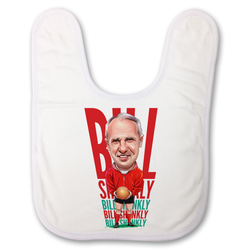 Bill Shankly The Football Artist Baby Bib Text
