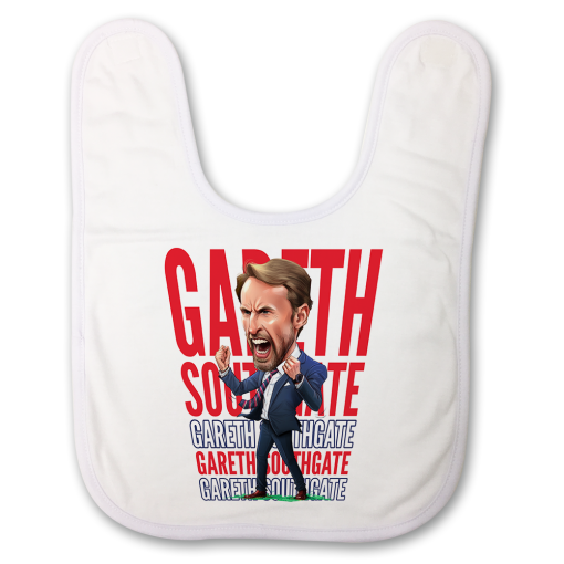 Southgate The Football Artist Baby Bib Text
