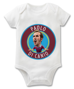 Paolo Di Canio Badge The Football Artist Baby Grow