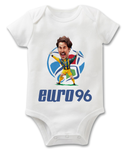 David Seaman Euro 96 The Football Artist Baby Grow