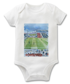 Lincoln City Stadium Water Colour Baby Grow By Sam Edwards Artist