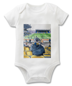 Mansfield Town Stadium Water Colour Baby Grow By Sam Edwards Artist