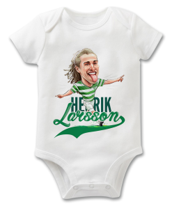 Henrik Larsson The Football Artist Baby Grow