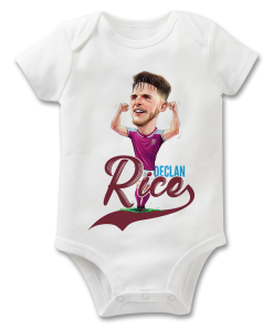 Declan Rice The Football Artist Baby Grow