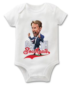 Gareth Southgate The Football Artist Baby Grow