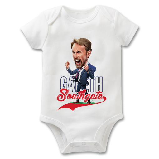 Gareth Southgate The Football Artist Baby Grow