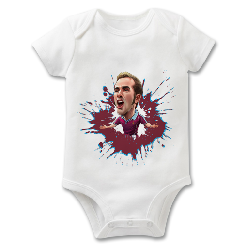 Paolo Di Canio Splash The Football Artist Baby Grow