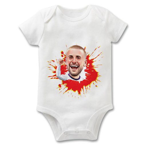 Shaw Splash The Football Artist Baby Grow
