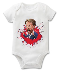 Southgate Splash The Football Artist Baby Grow