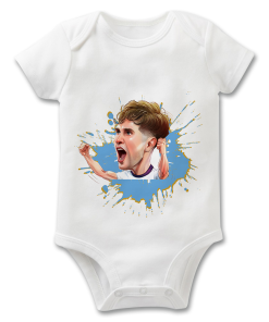 John Stones Splash The Football Artist Baby Grow