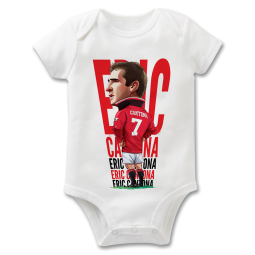 Eric Cantona Text The Football Artist Baby Grow