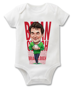 Brian Clough Text The Football Artist Baby Grow