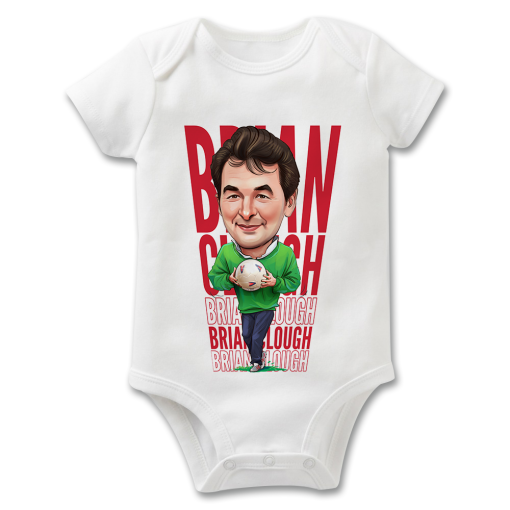 Brian Clough Text The Football Artist Baby Grow