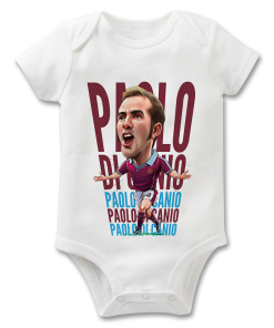Di Canio Text The Football Artist Baby Grow