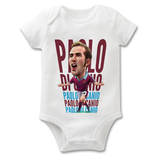 Di Canio Text The Football Artist Baby Grow
